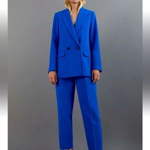 Blue Pants Suit